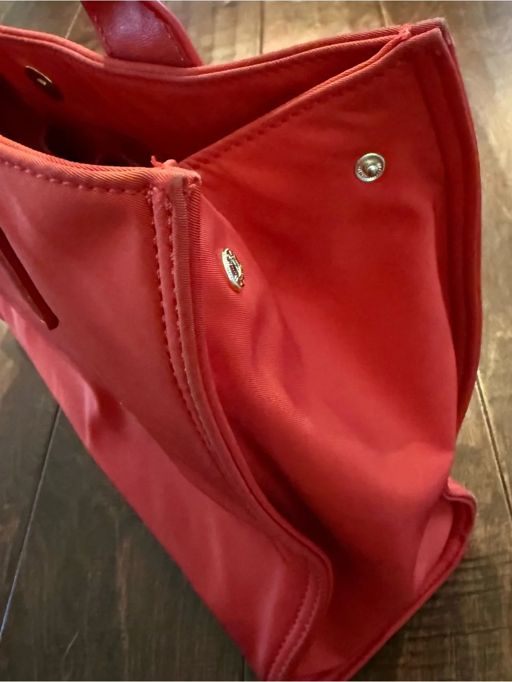 Tory Burch Red/Orange Nylon Tote